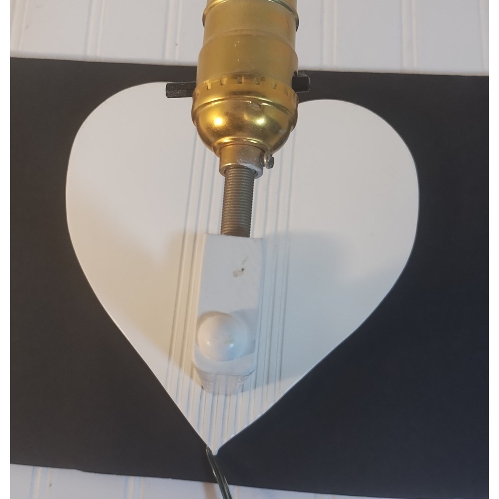 Heart Wood Wall Sconce Light Plug In Cottage Farmhouse Grannycore Rustic‎ White